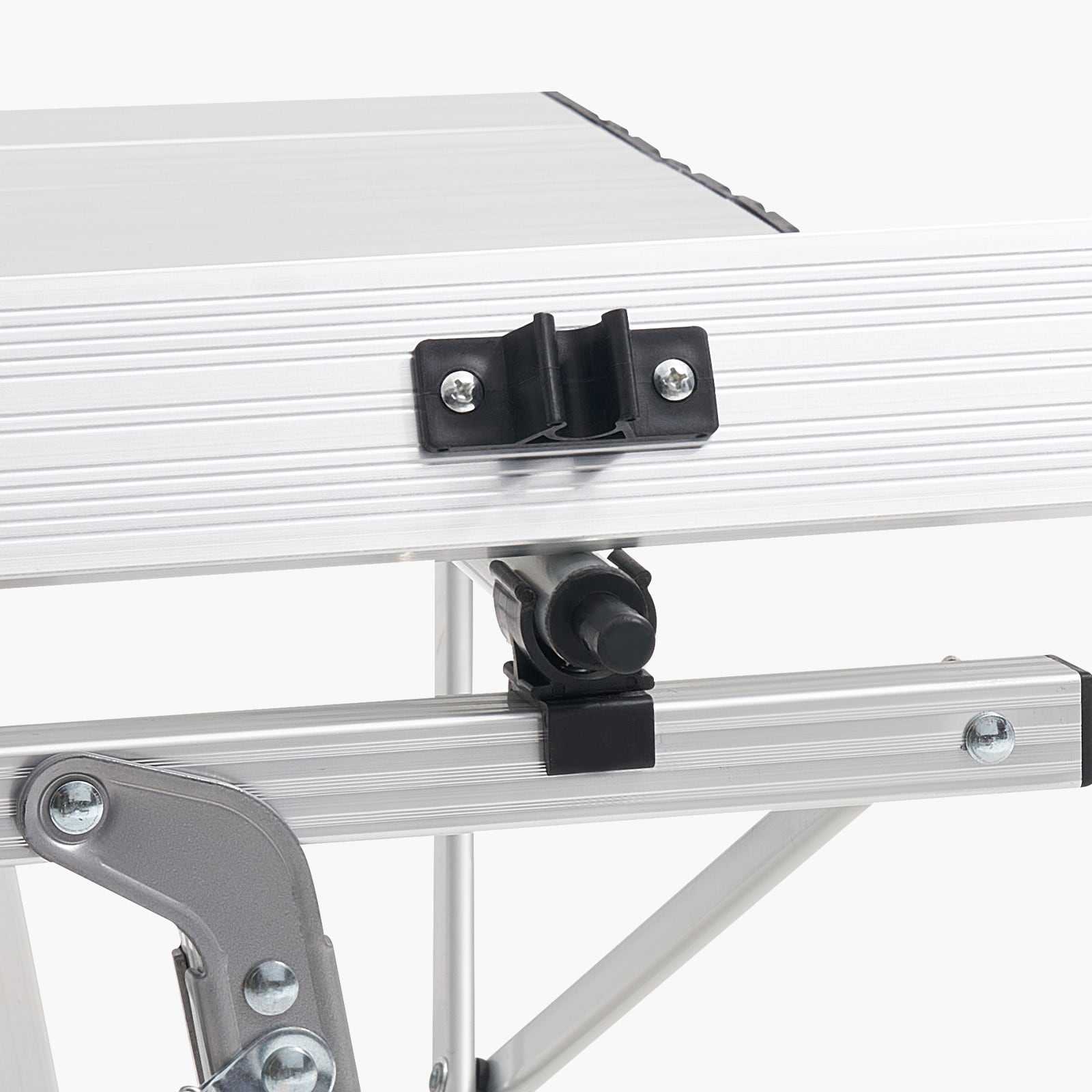 Folding Portable Camping Table Aluminum Outdoor Picnic Roll Up Table Mesh Layer_voghion.com